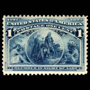 1893 U.S. Stamp #230 - image from arago.si.edu