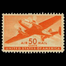 U.S. Airmail Stamp #C31 - image from arago.si.edu and is representative only