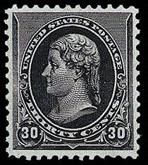 30¢ Jefferson - black