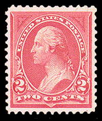 2¢ Washington Type I - pink