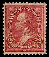 2¢ Washington Type III - carmine