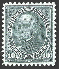 10¢ Webster - dark green