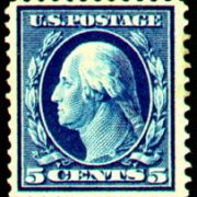 5¢ Washington - blue
