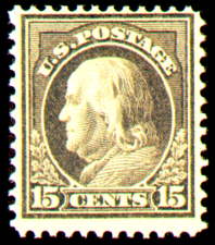 15¢ Franklin - gray