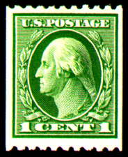1¢ Washington - green