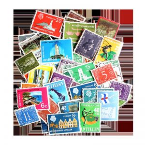 50 Different Netherland Antilles Postage Stamps