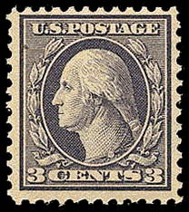 3¢ Washington Type III - violet