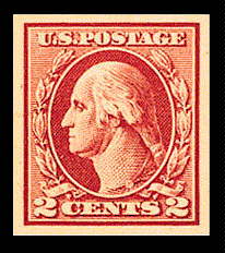 2¢ Washington Type IV - carmine rose