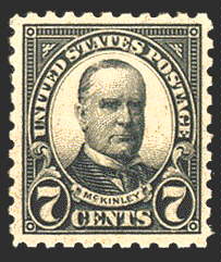 7¢ McKinley (1926) - black