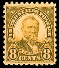 8¢ Grant (1926) - olive green