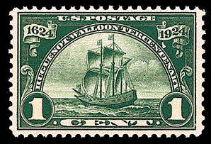 1¢ Ship "New Netherlands"