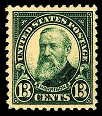 13¢ Harrison (1926) - green