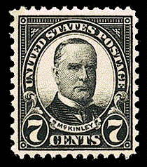 7¢ McKinley (1927) - black