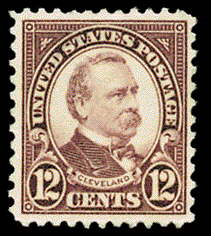 12¢ Cleveland - brown violet