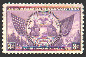 3¢ Michigan