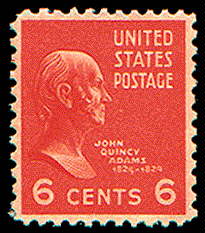 6¢ J. Q. Adams