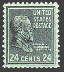 24¢ B. Harrison