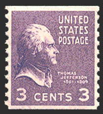 3¢ T. Jefferson