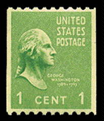 1¢ George Washington