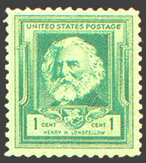 1¢ Henry W. Longfellow