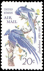 United States Airmail Stamps - 1967 - 20¢ "Columbia Jays&quote;
