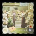 2017 Australia $1 Collectible Stamp - Support for the Troops