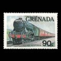 Grenada #1123 - 90 cent Flying Scotsman Train Stamp