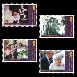 2013 Virgin Islands Queen Elizabeth II Stamp Set