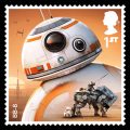 2017 Great Britain 1st Class Stamp - BB-8
