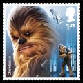 2017 Great Britain 1st Class Stamp - Chewbacca