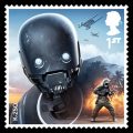 2017 Great Britain 1st Class Stamp - K-2SO