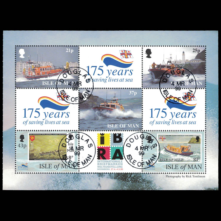 1999 Isle of Man 822a Stamp Booklet Pane