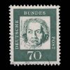 1961 Germany Stamp #835 - Ludwig van Beethoven 70 Pfennig Stamp