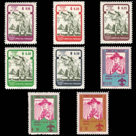 1962 Paraguay Boy Scouts Stamp Set