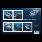 2018 Canada Sharks Souvenir Stamp Sheet