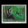 1988 Rwanda Stamp #1307 - 3 fr Black & White Colobus Stamp