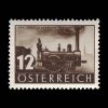 1937 Austria Stamp #385 - 12 Groschen First Locomotive