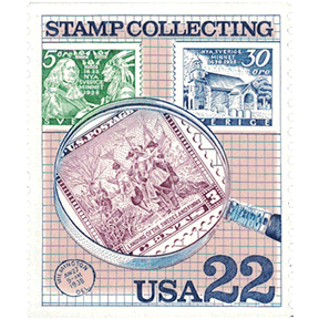 1986 US Stamp Collecting Stamp