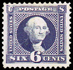 6¢ Washington - ultramarine