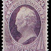 24¢ Scott - purple