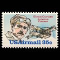 1980 U.S. Airmail Stamp #C100 featuring Glenn Curtiss