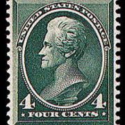 4¢ Jackson - blue green