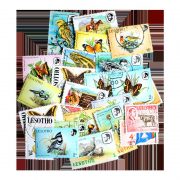 25 Different Lesotho Postage Stamps