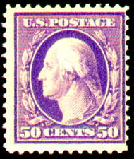 50¢ Washington - violet