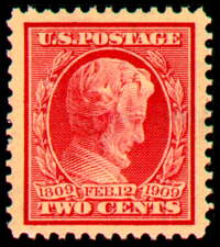 2¢ Lincoln Perf.