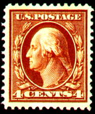 4¢ Washington - brown