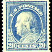 20¢ Franklin - ultramarine