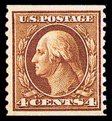 4¢ Washington - brown