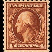 4¢ Washington - orange Brown