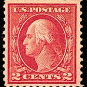 2¢ Washington Type I - rose